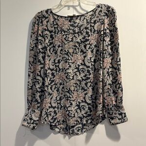 LOFT Paisley Print Blouse